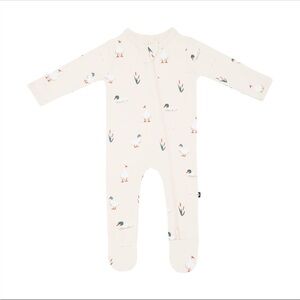 NWOT Kyte Baby Zippered Footie in Duck 3-6 months